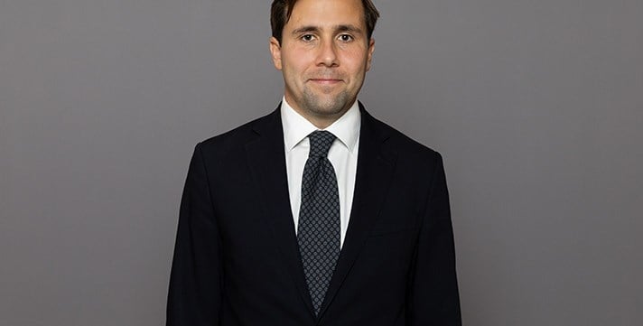 Photo of Benjamin Dousa, Minister for International Development Cooperation and Foreign Trade