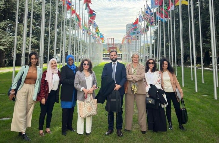 Picture of the group in Geneva