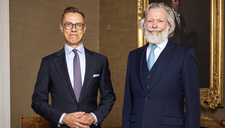 President Alexander Stubb och ambassadör Peter Ericson