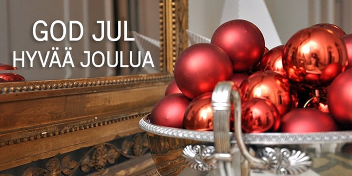 Julgranskulor och önskar om god jul