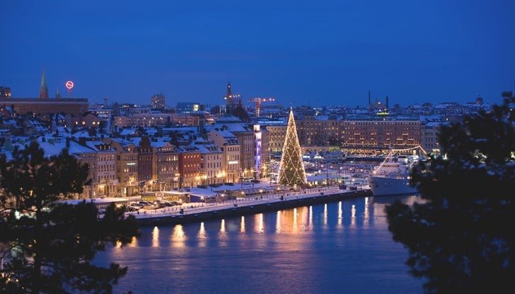 skeppsbron at christmas