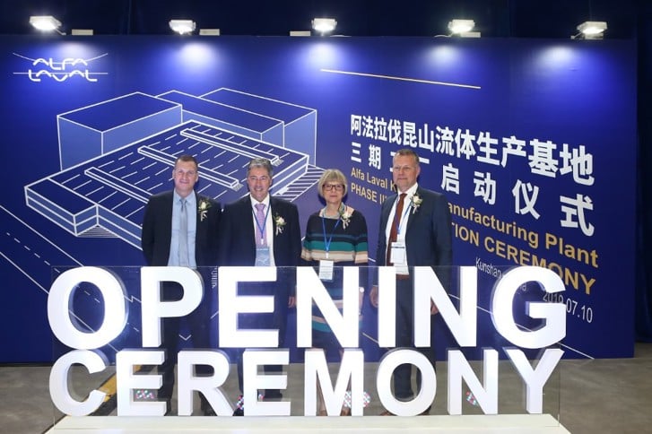 Alfa Laval Opened a New Factory in Kunshan