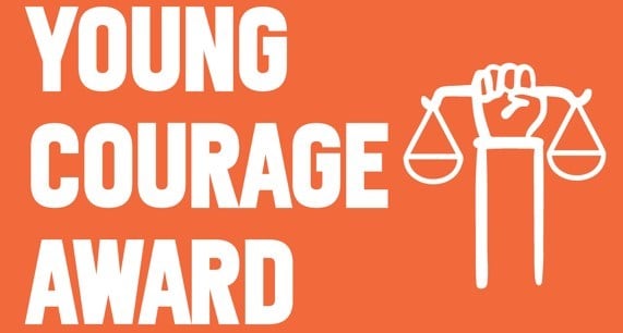 Affisch för young courage award