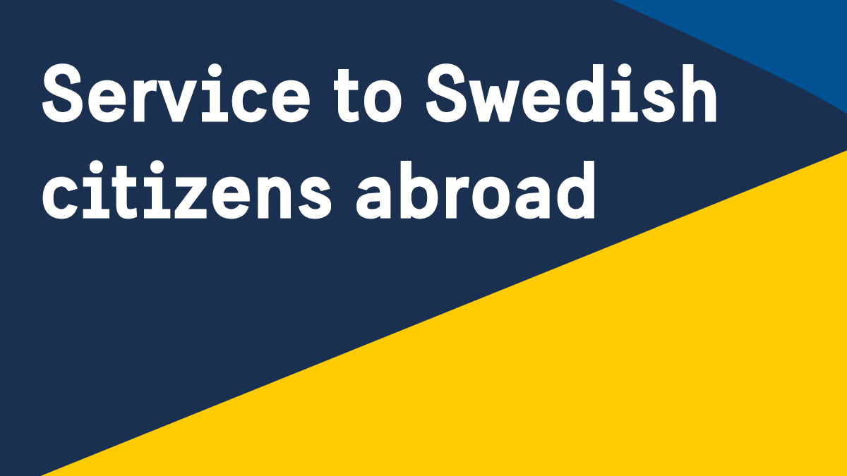 Service to Swedish Citizens in the United Kingdom - Sweden Abroad